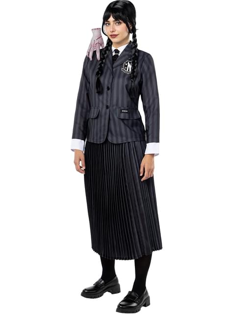 Disfraz de Miércoles Addams uniforme - Wednesday Oficial Netflix - Funiglobal | Funidelia