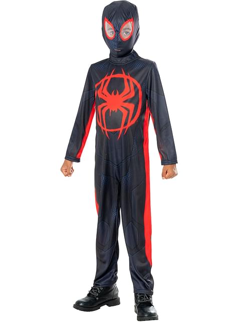 Disfraz de Miles Morales Spiderman para niño - Spider-Man: Across the Spider-Verse - Rubies USA | Funidelia
