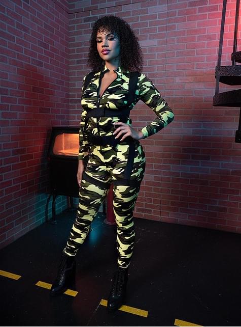 Disfraz de militar paracaidista para mujer - Leg Avenue | Funidelia