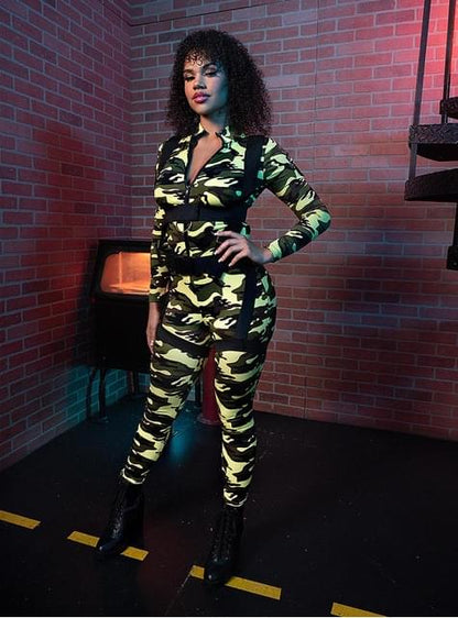 Disfraz de militar paracaidista para mujer - Leg Avenue | Funidelia