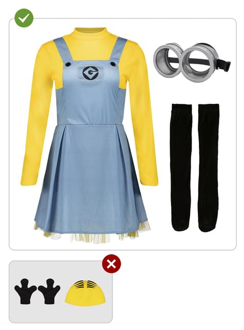 Disfraz de Minions Dave para mujer - Funiglobal | Funidelia