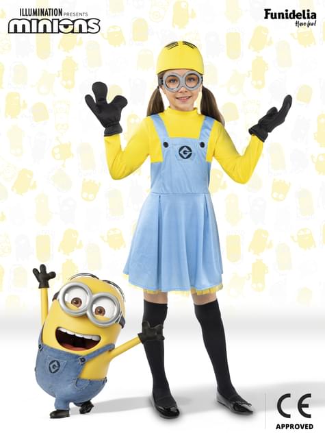 Disfraz de Minions Dave para niña - Funiglobal | Funidelia
