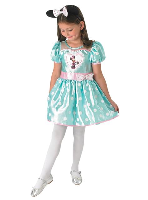 Disfraz de Minnie Mouse azul para niña - Rubies USA | Funidelia