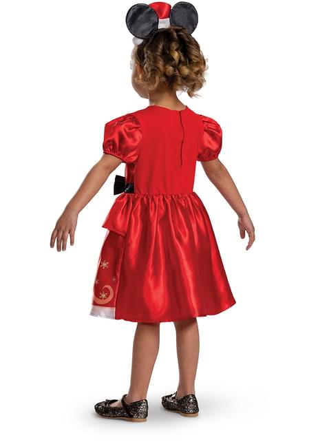 Disfraz de Minnie Mouse mamá noel para niña - Disguise | Funidelia