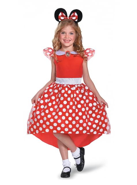Disfraz de Minnie Mouse para niña - Disguise | Funidelia