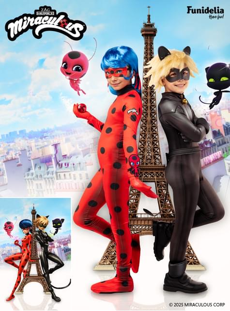 Disfraz de Miraculous Ladybug con accesorios para niña - Funiglobal | Funidelia