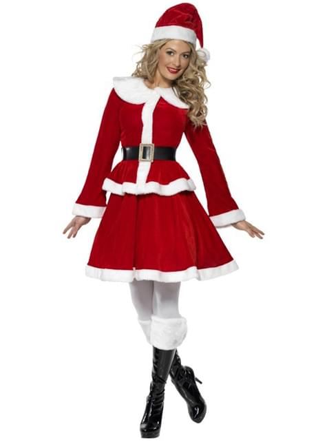 Disfraz de Miss Santa deluxe - Smiffys | Funidelia