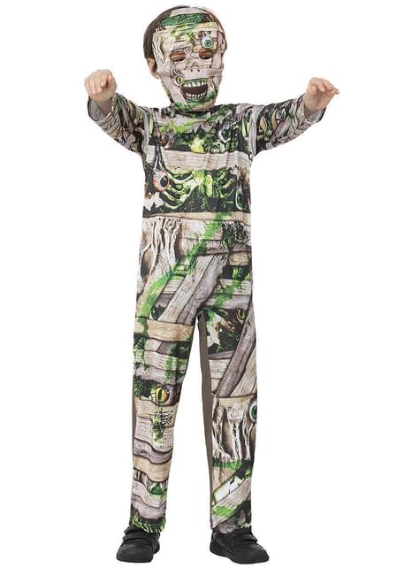 Disfraz de momia zombie para niños
