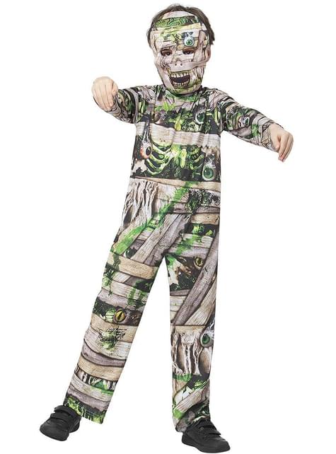 Disfraz de momia zombie para niños