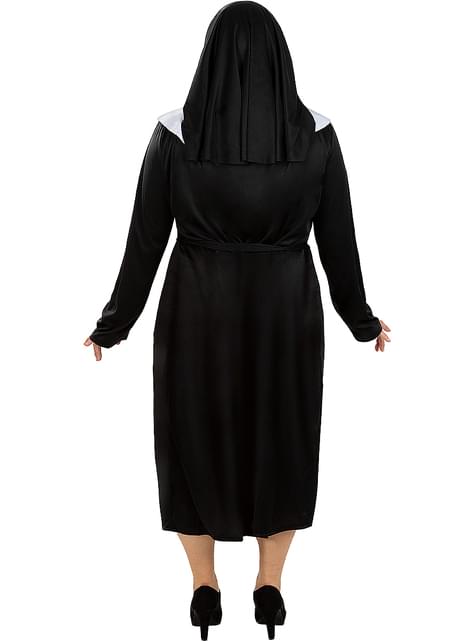 Disfraz de monja con cruz talla grande - Funiglobal | Funidelia