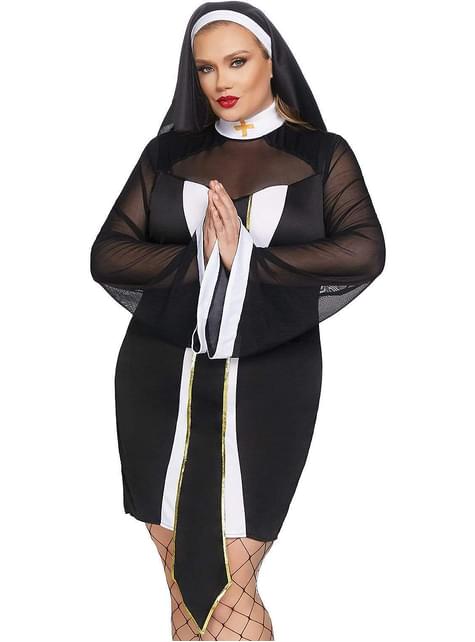 Disfraz de monja provocativa para mujer - Leg Avenue | Funidelia