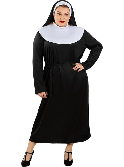Disfraz de monja talla grande - Funiglobal | Funidelia