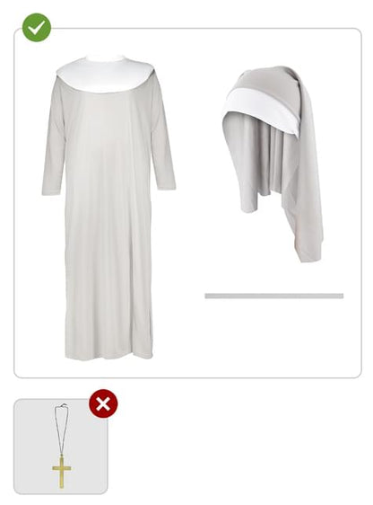 Disfraz de monja zombie fantasma para mujer - Funiglobal | Funidelia