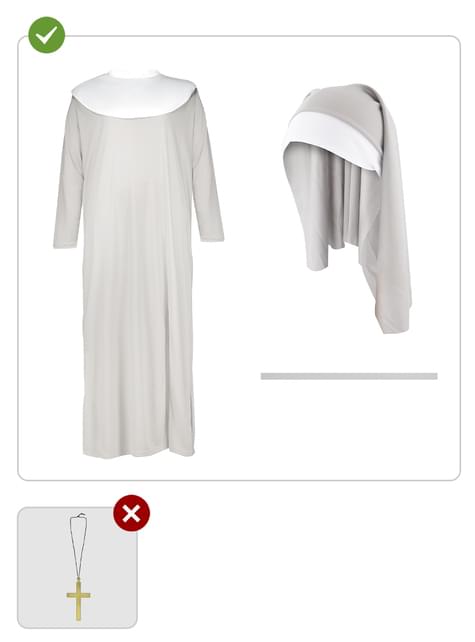 Disfraz de monja zombie fantasma para mujer - Funiglobal | Funidelia