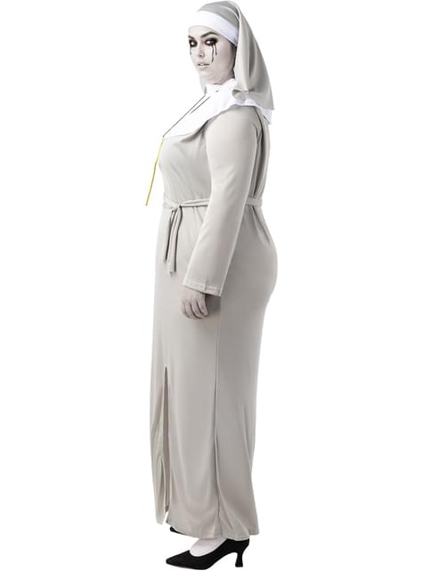 Disfraz de monja zombie para mujer talla grande - Funiglobal | Funidelia