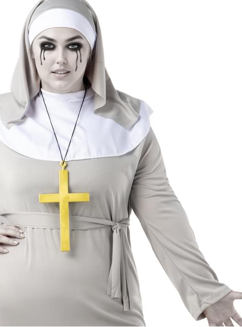 Disfraz de monja zombie para mujer talla grande - Funiglobal | Funidelia