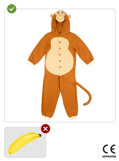 Disfraz de mono onesie para niños - Funiglobal | Funidelia