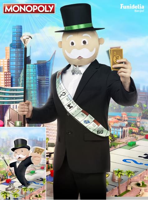 Disfraz de Monopoly para adulto - Funiglobal | Funidelia
