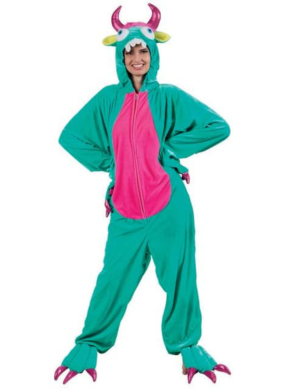 Disfraz de monstruito verde para adulto