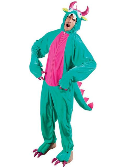 Disfraz de monstruito verde para adulto