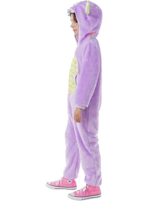 Disfraz de monstruo colorido para niña