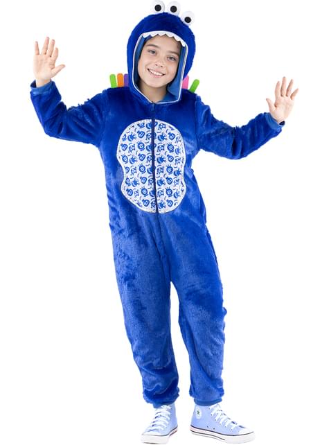 Disfraz de monstruo colorido para niño
