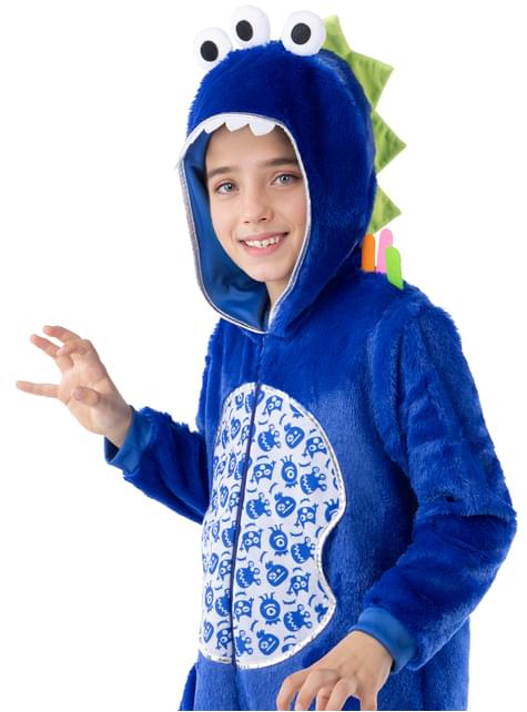 Disfraz de monstruo colorido para niño