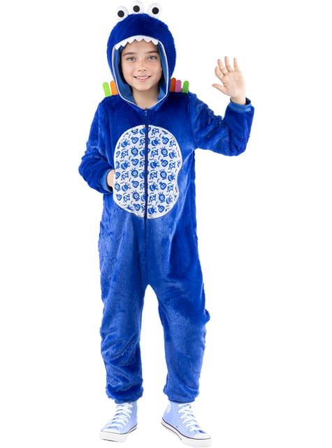 Disfraz de monstruo colorido para niño
