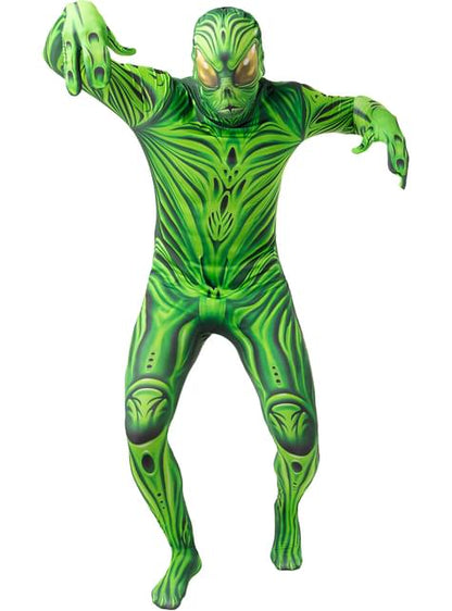 Disfraz de monstruo extraterrestre segunda piel para hombre