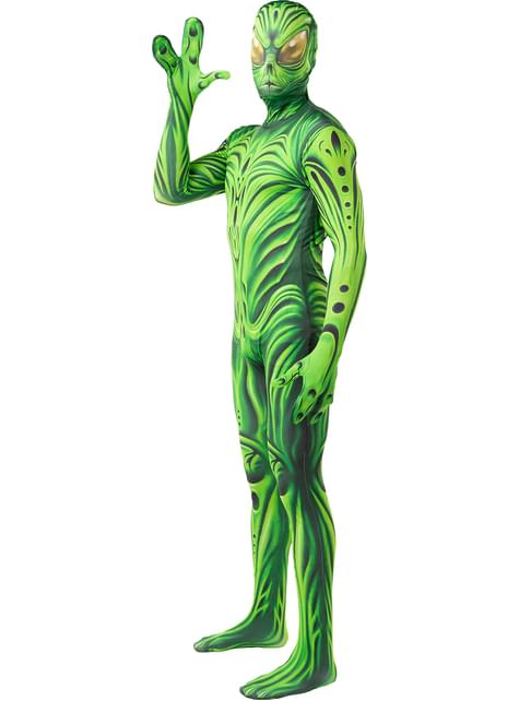 Disfraz de monstruo extraterrestre segunda piel para hombre