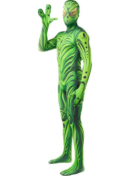 Disfraz de monstruo extraterrestre segunda piel para hombre
