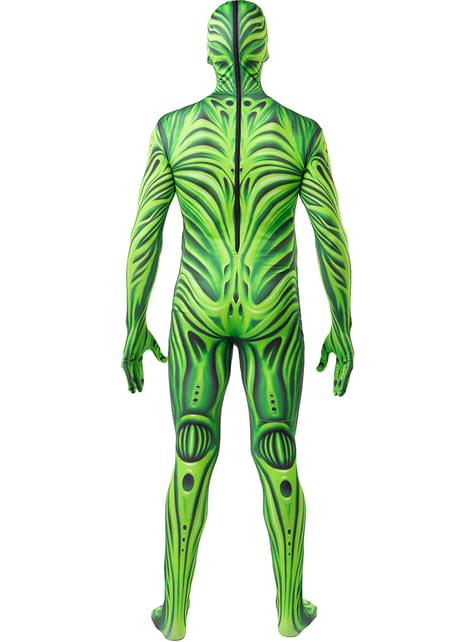 Disfraz de monstruo extraterrestre segunda piel para hombre