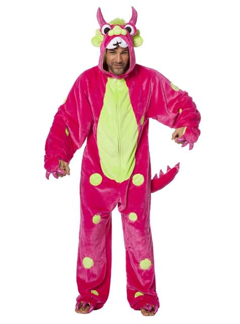 Disfraz de monstruo rosa para adulto - Wilbers | Funidelia