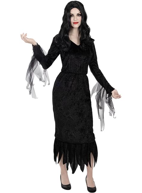 Disfraz de Morticia Addams para mujer - La Familia Addams - Funiglobal | Funidelia