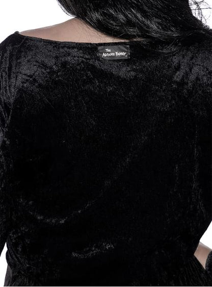 Disfraz de Morticia Addams para mujer talla grande - La Familia Addams - Funiglobal | Funidelia