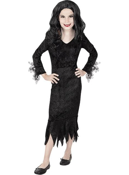 Disfraz de Morticia Addams para niña - La Familia Addams - Funiglobal | Funidelia