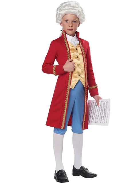 Disfraz de Mozart para niño