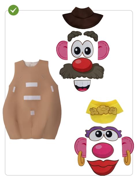 Disfraz de Mr Mrs Potato para adulto - Funiglobal | Funidelia