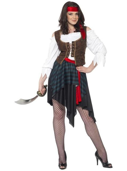Disfraz de mujer pirata clásica - Smiffys | Funidelia
