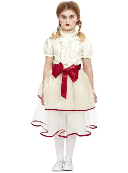 Disfraz de muñeca de porcelana para niña
