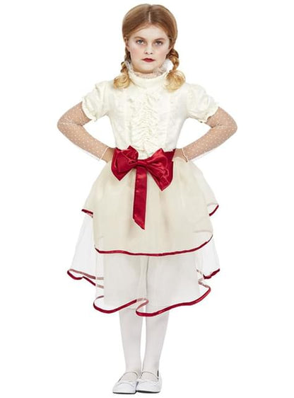 Disfraz de muñeca de porcelana para niña