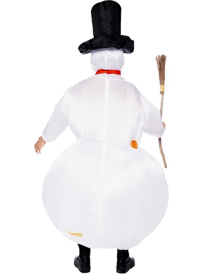 Disfraz de muñeco de nieve hinchable para adulto - Funiglobal | Funidelia