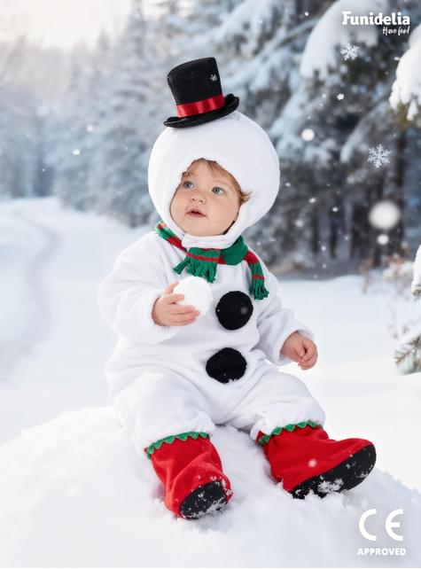 Disfraz de muñeco de nieve para bebé - Funiglobal | Funidelia