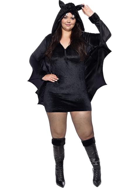 Disfraz de murciélago sexy para mujer talla grande - Funiglobal | Funidelia