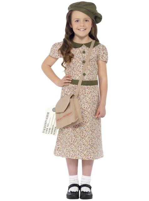 Disfraz de niña de los años 40