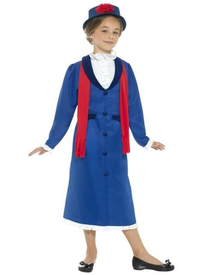 Disfraz de niñera victoriana para niña - Smiffys | Funidelia