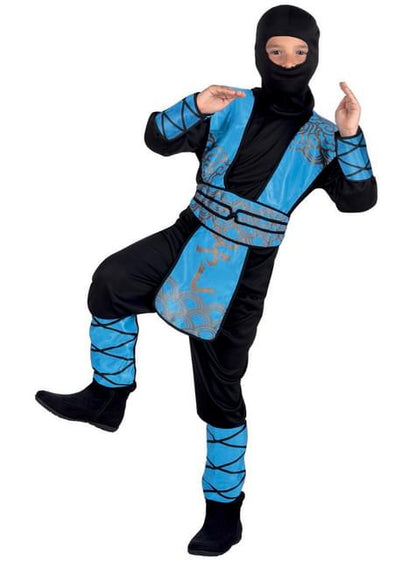 Disfraz de ninja azul para niño - Boland | Funidelia