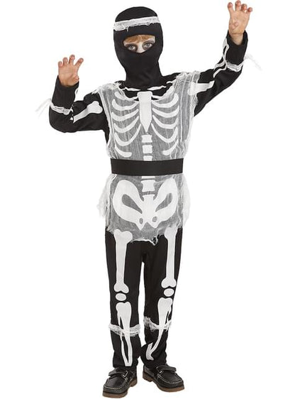 Disfraz de Ninja esqueleto zombie para niño - Funiglobal | Funidelia