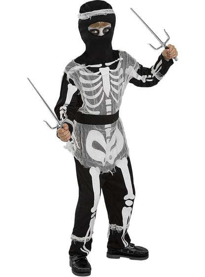 Disfraz de Ninja esqueleto zombie para niño - Funiglobal | Funidelia