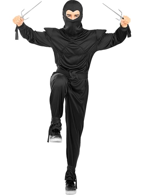 Disfraz de Ninja negro para adulto - Funiglobal | Funidelia